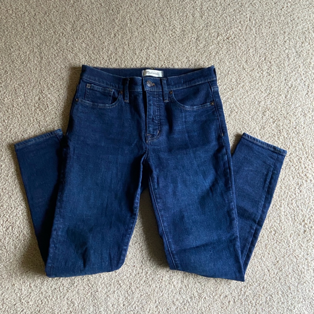 Madewell 9" Mid-Rise Skinny Jeans in Orland Wash: TENCEL Denim, Sz. 28